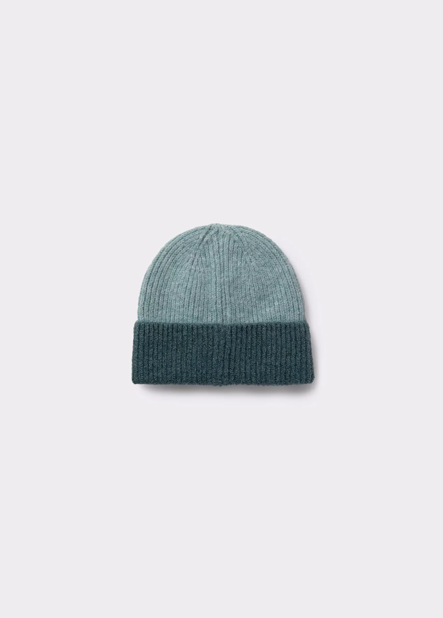Brownie Gorro bicolor canelado lúrex- Bonés E Gorros