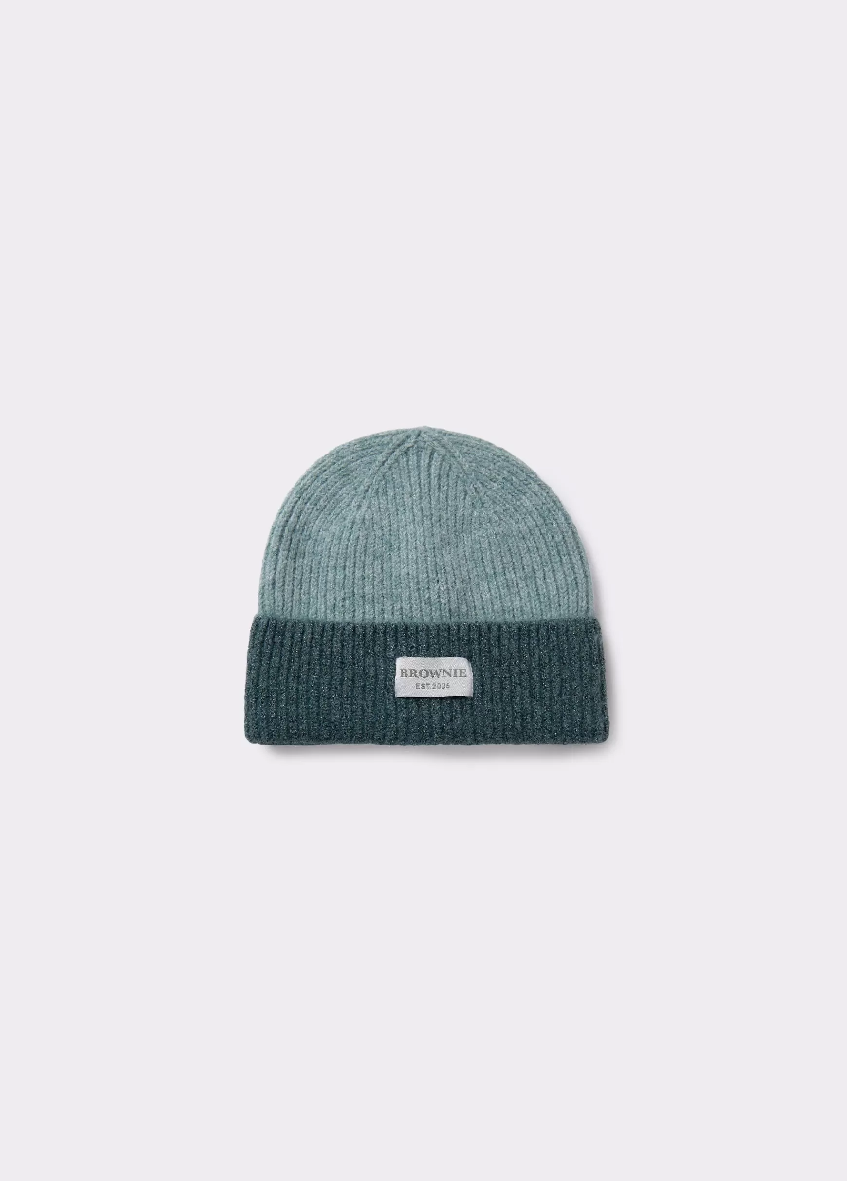 Brownie Gorro bicolor canelado lúrex- Bonés E Gorros